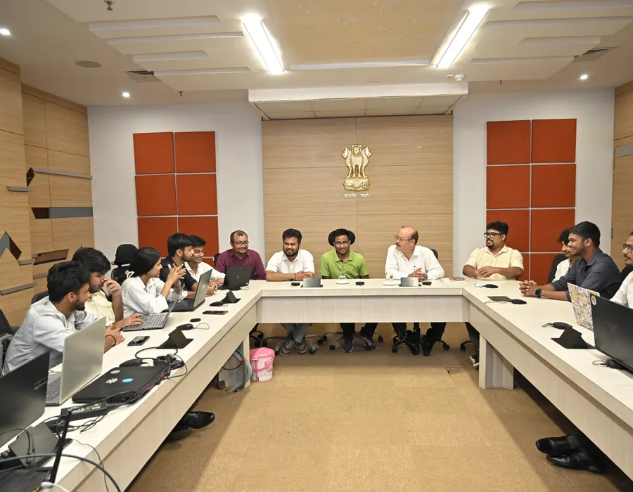 Interns in a group session